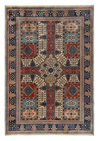 Tapis persan - Nomadic - 290 x 200 cm - rouge foncé