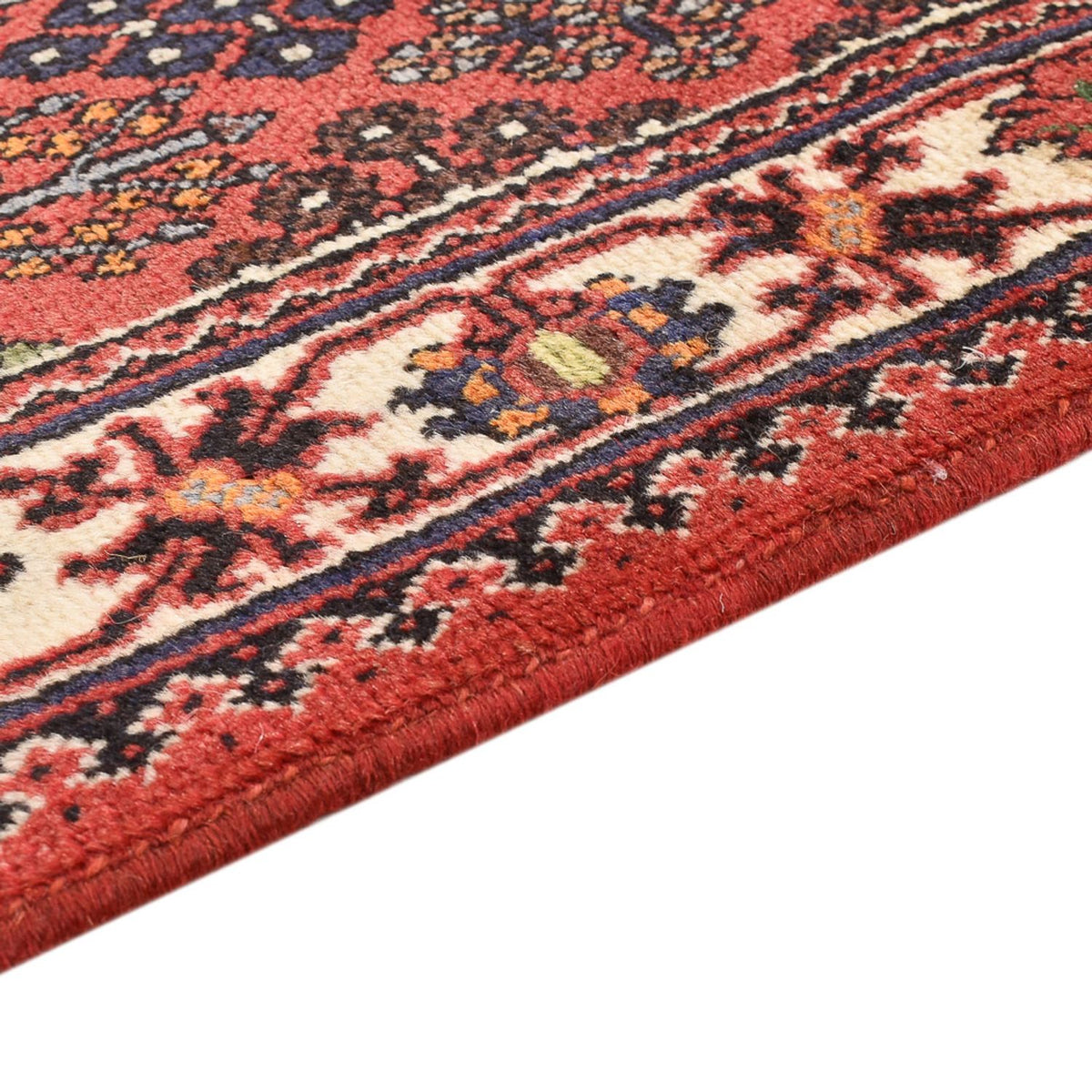 Tapis persan - Nomadic - 159 x 112 cm - rouge clair