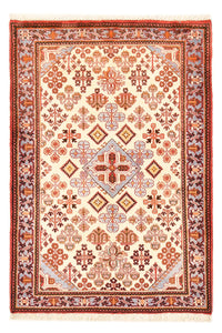 Tapis persan - Nomadic - 156 x 108 cm - rouge clair