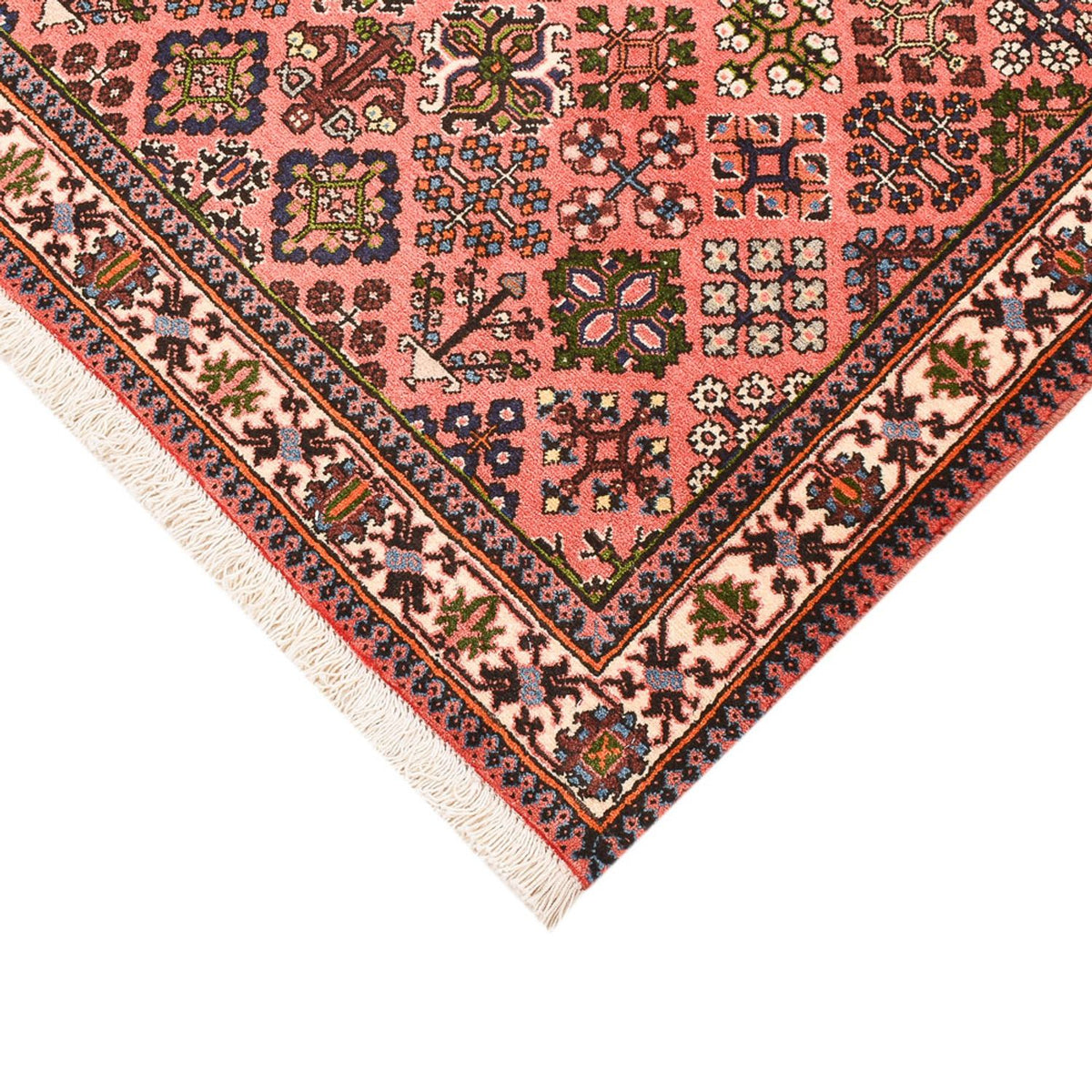 Tapis persan - Nomadic - 154 x 106 cm - rouge clair