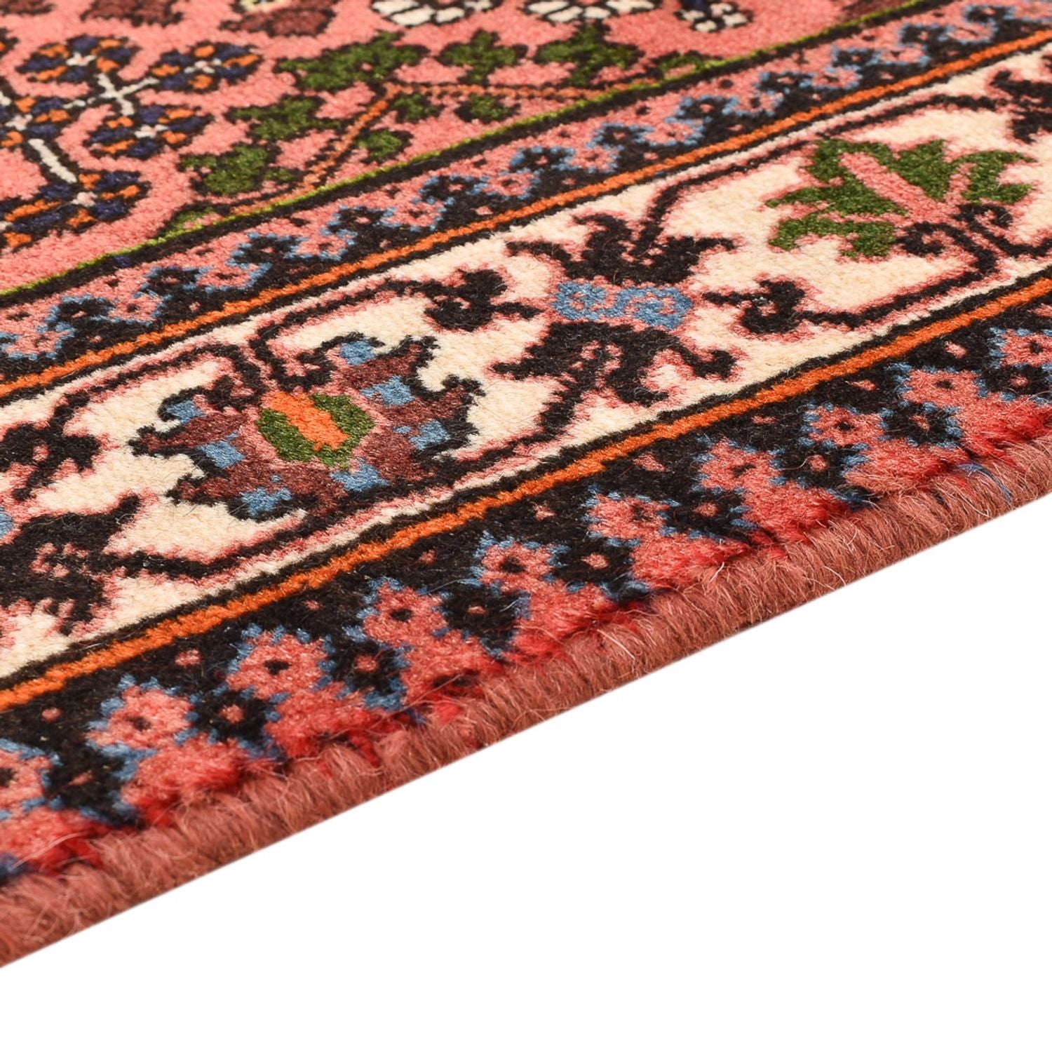 Tapis persan - Nomadic - 154 x 106 cm - rouge clair
