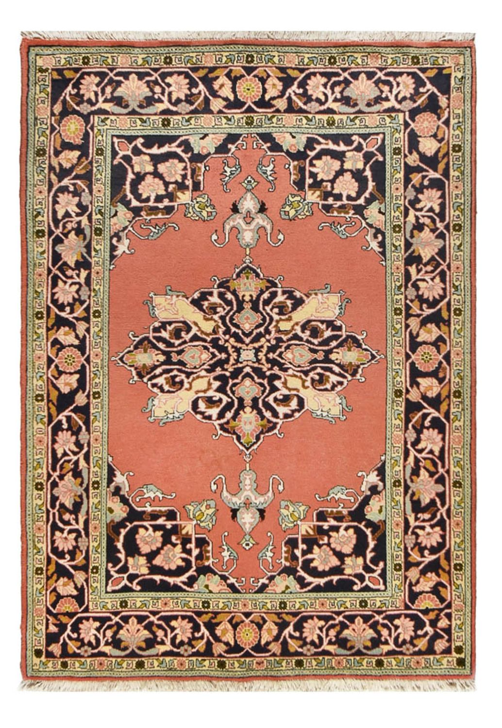 Tapis persan - Nomadic - 202 x 142 cm - rouge clair