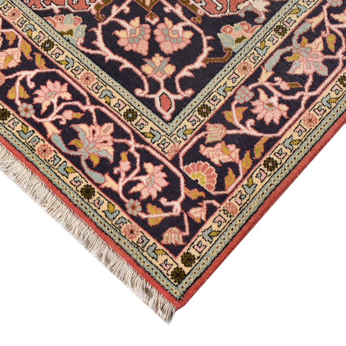 Tapis persan - Nomadic - 202 x 142 cm - rouge clair