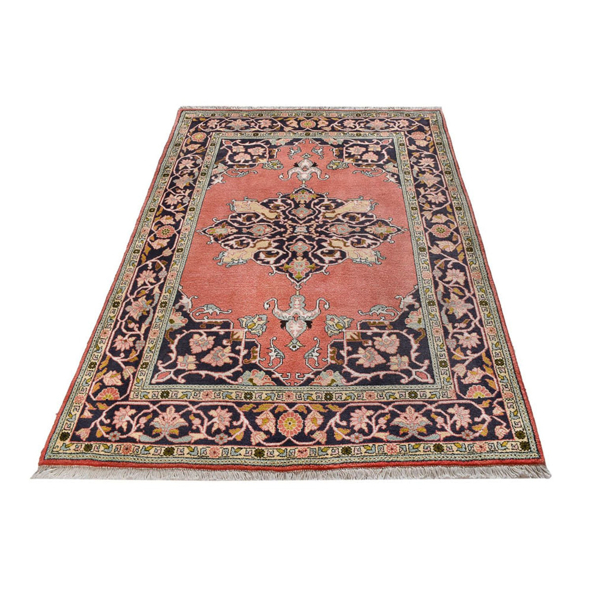 Tapis persan - Nomadic - 202 x 142 cm - rouge clair