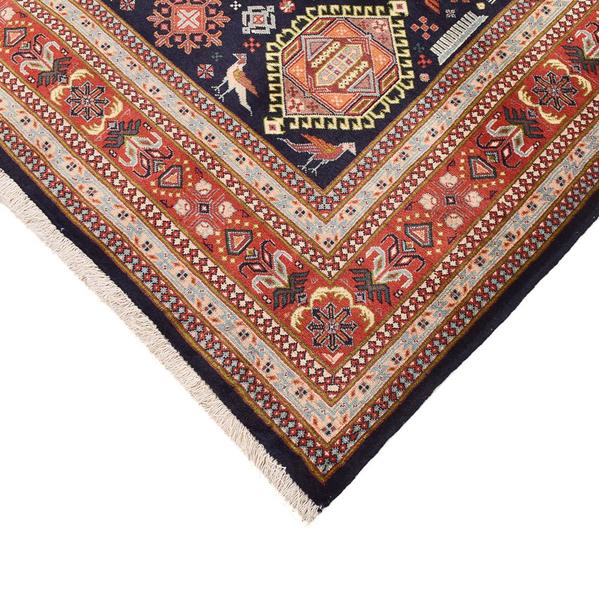 Tapis persan - Nomadic - 228 x 143 cm - beige foncé