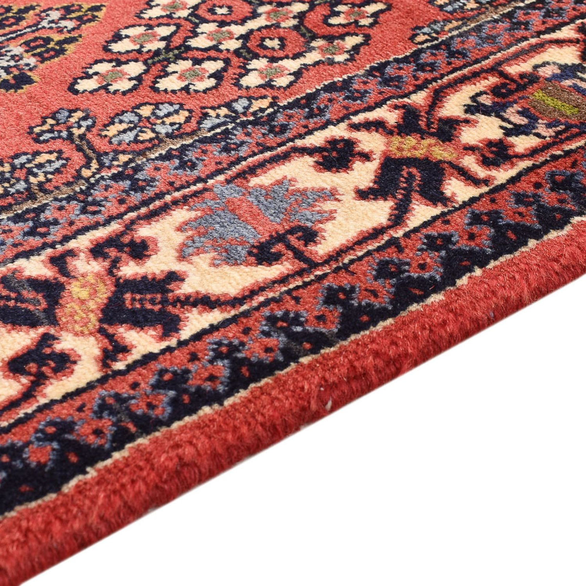 Tapis persan - Nomadic - 165 x 110 cm - rouge clair