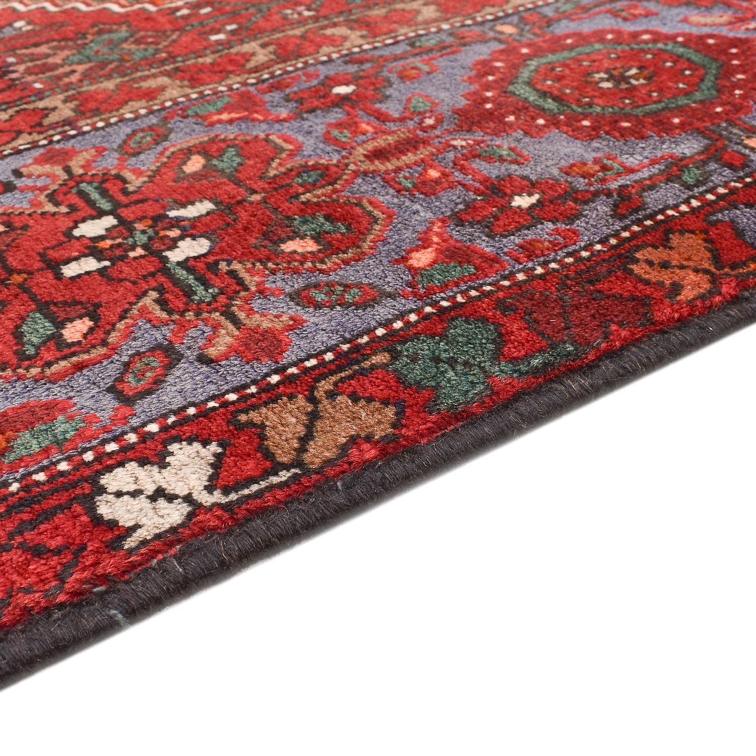 Tapis persan - Nomadic - 216 x 136 cm - rouge
