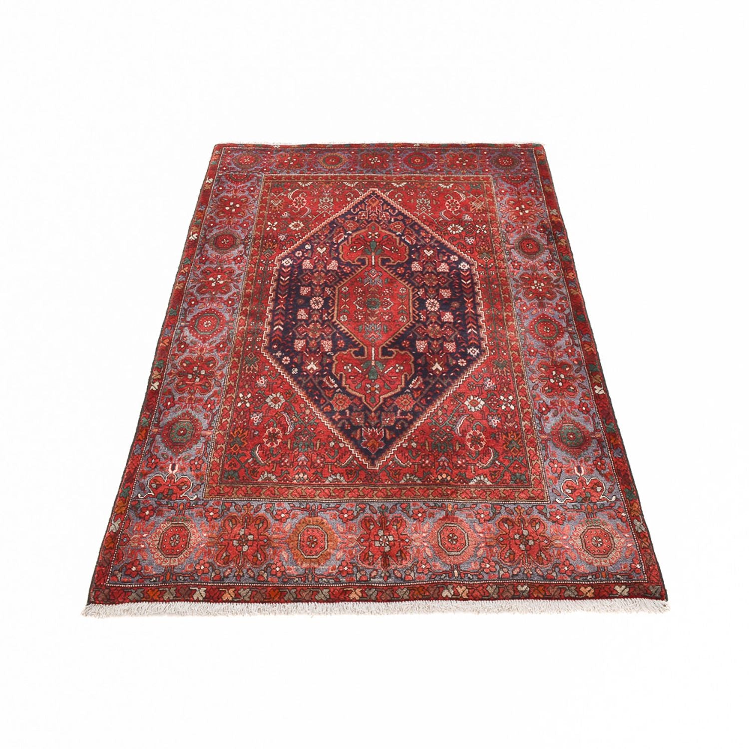 Tapis persan - Nomadic - 216 x 136 cm - rouge