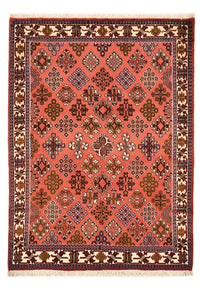 Tapis persan - Nomadic - 158 x 115 cm - rouge clair