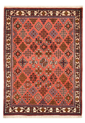 Tapis persan - Nomadic - 158 x 115 cm - rouge clair