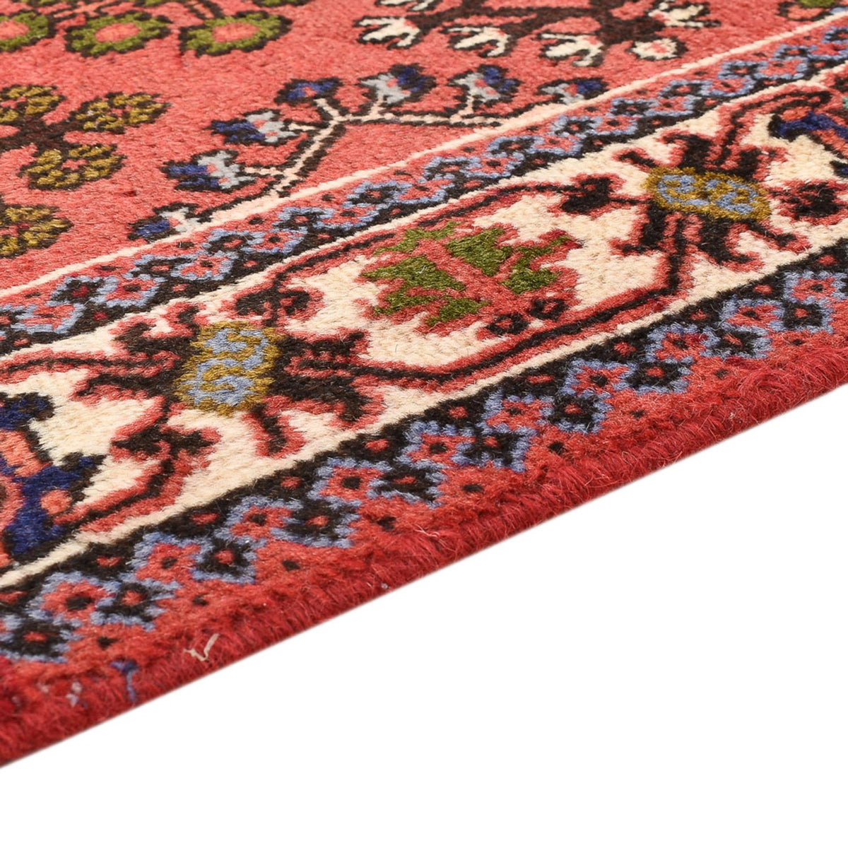 Tapis persan - Nomadic - 158 x 115 cm - rouge clair