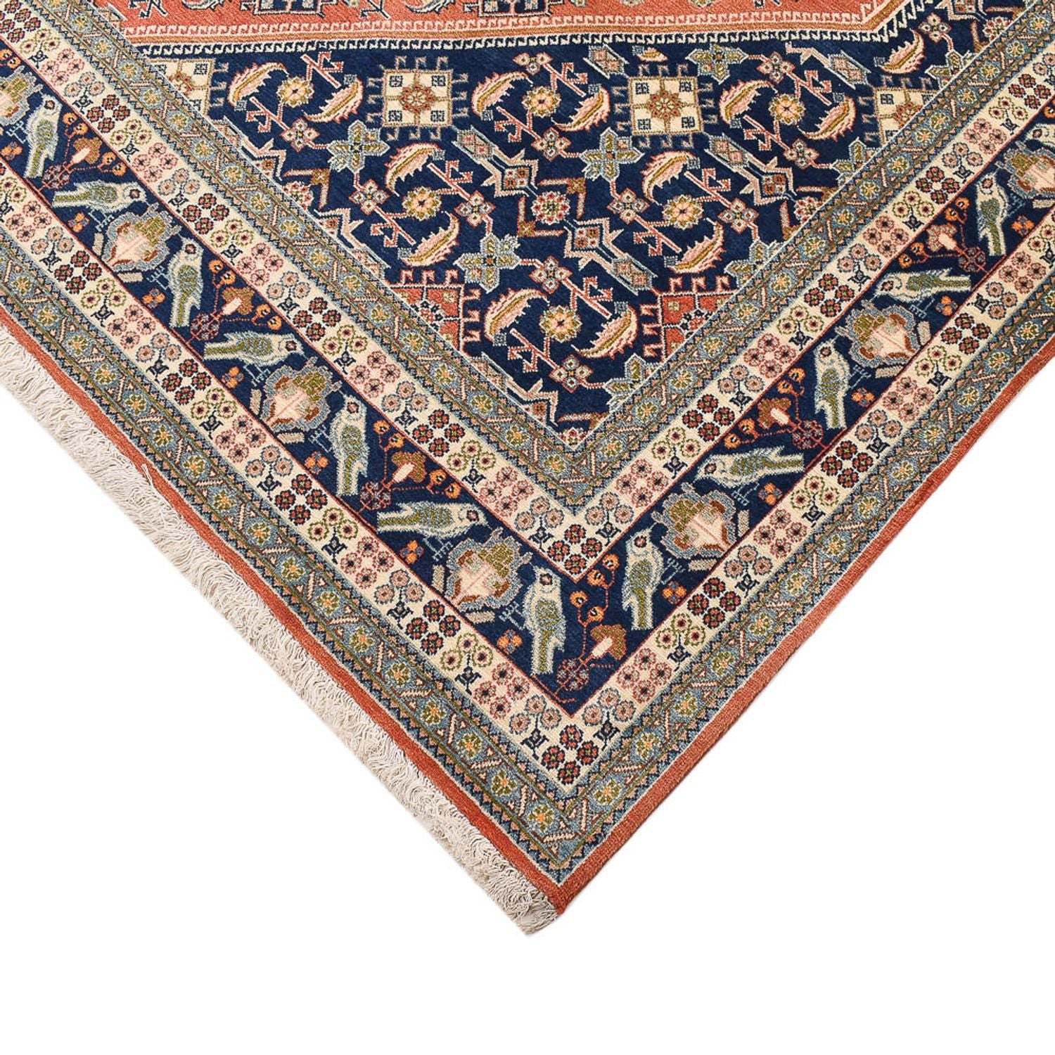 Tapis Gabbeh - Persan Kashkuli - 306 x 203 cm - rouge clair