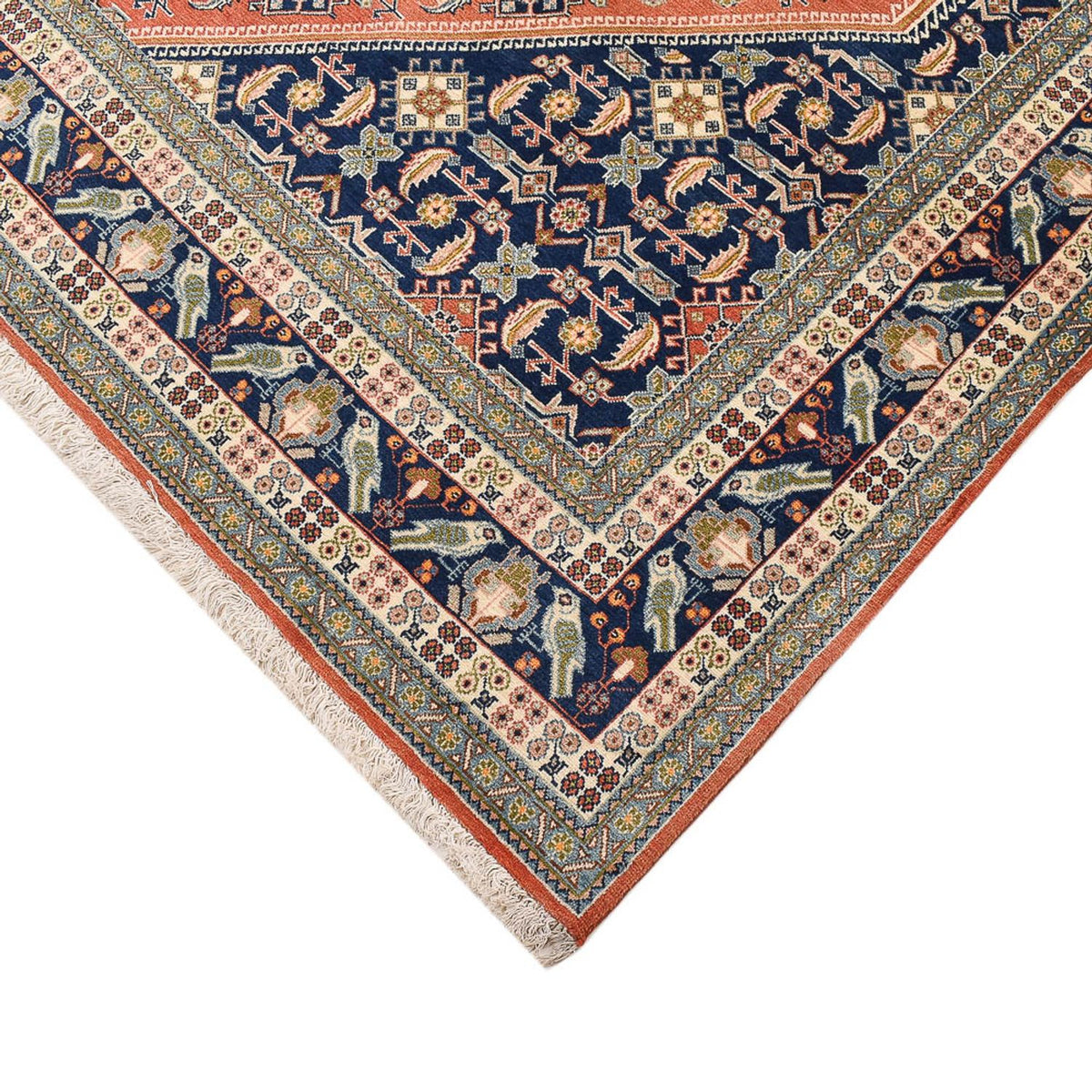 Tapis Gabbeh - Persan Kashkuli - 306 x 203 cm - rouge clair