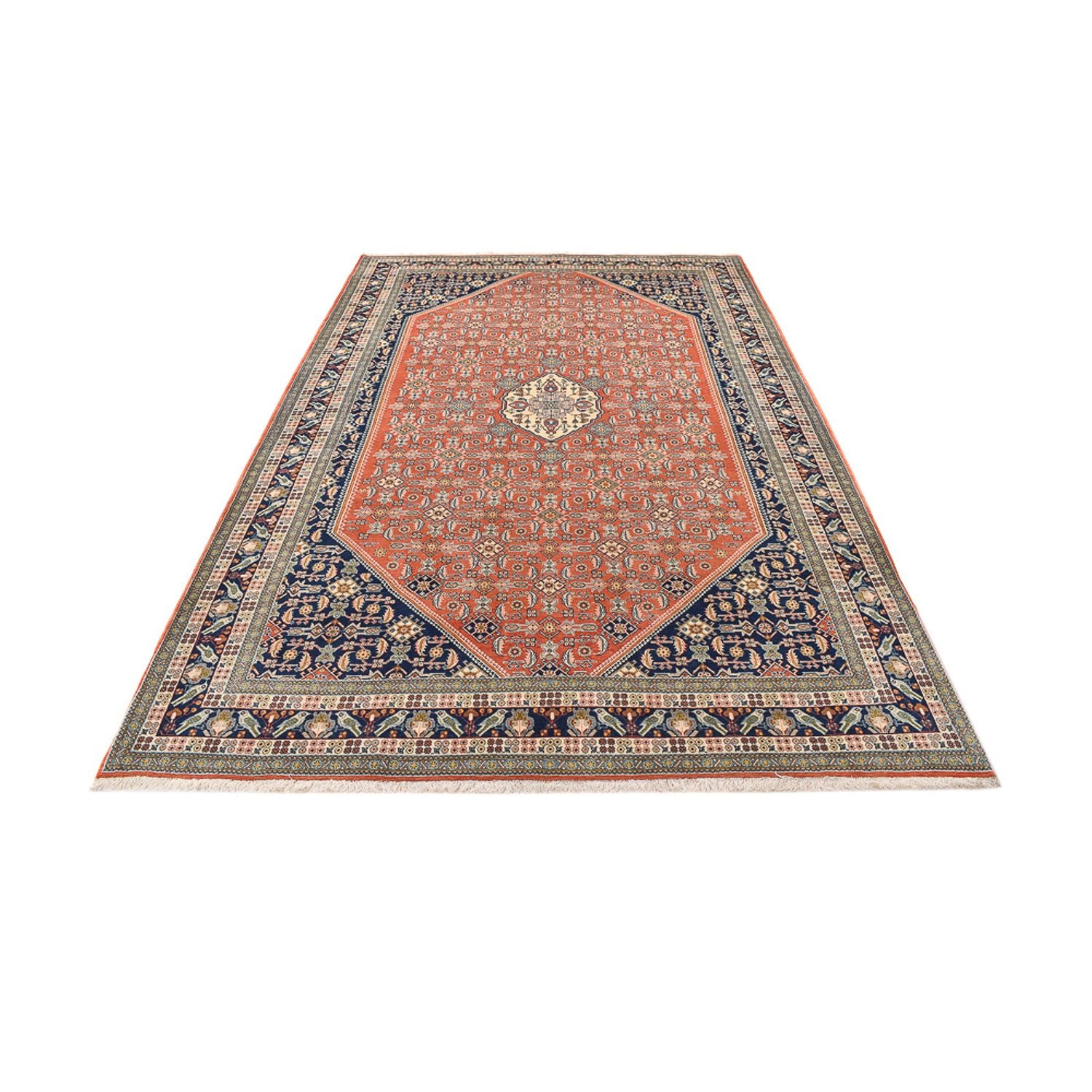Tapis Gabbeh - Persan Kashkuli - 306 x 203 cm - rouge clair