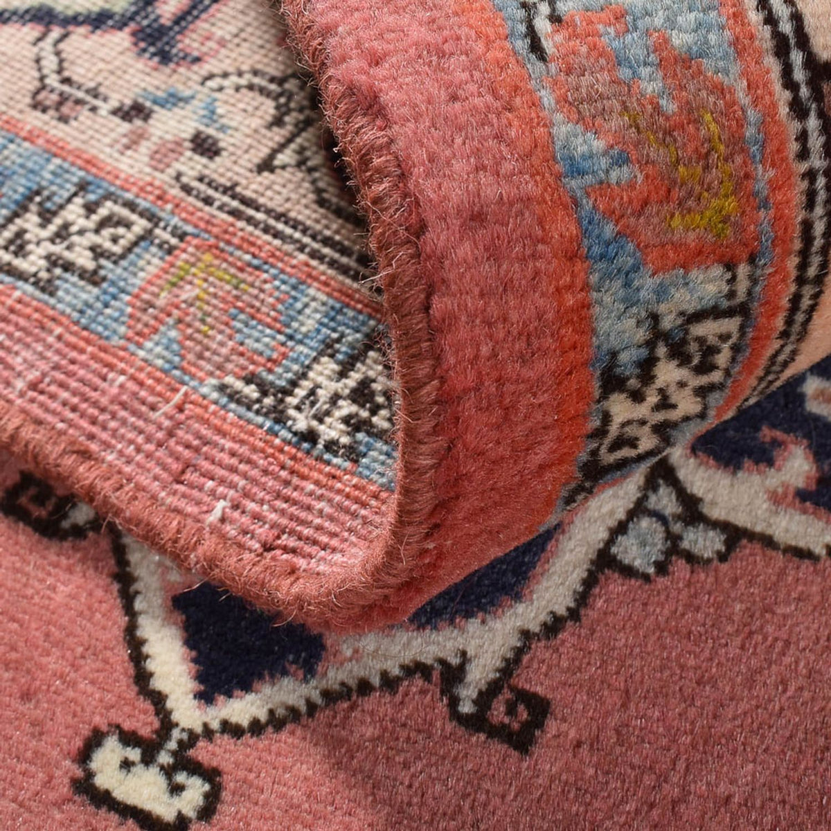 Tapis persan - Nomadic - 214 x 140 cm - rouge clair