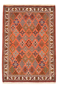 Tapis persan - Nomadic - 160 x 112 cm - rouge clair