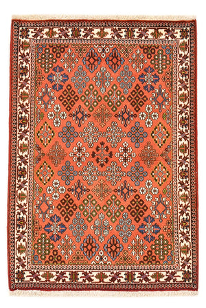 Tapis persan - Nomadic - 160 x 112 cm - rouge clair