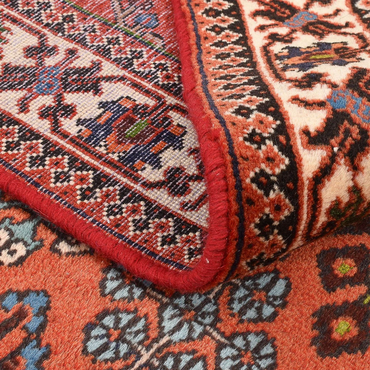 Tapis persan - Nomadic - 160 x 112 cm - rouge clair