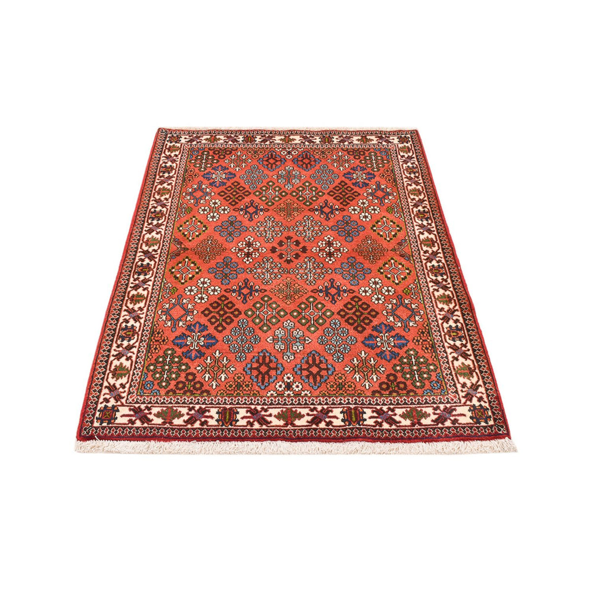 Tapis persan - Nomadic - 160 x 112 cm - rouge clair
