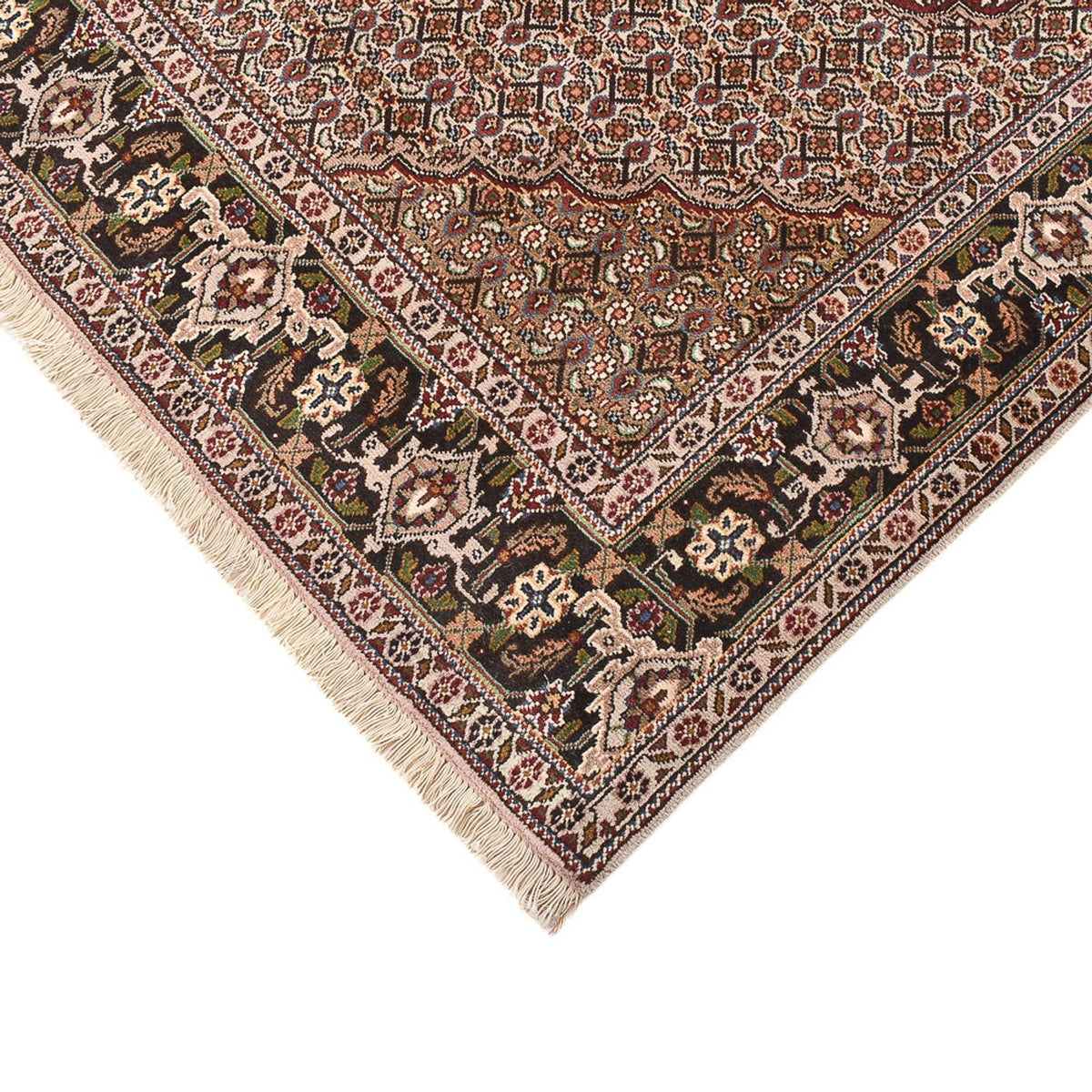 Tapis persan - Tabriz - Royal carré  - 202 x 196 cm - marron clair