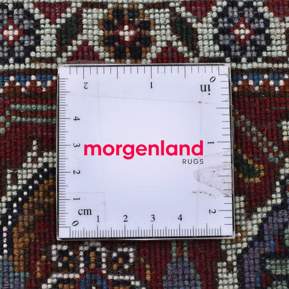 Tapis persan - Bidjar carré  - 202 x 198 cm - rouille