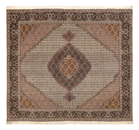 Tapis persan - Tabriz - Royal carré  - 212 x 200 cm - marron