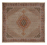 Tapis persan - Tabriz - Royal carré  - 204 x 196 cm - marron