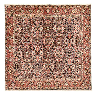 Tapis persan - Bidjar carré  - 302 x 300 cm - rouille