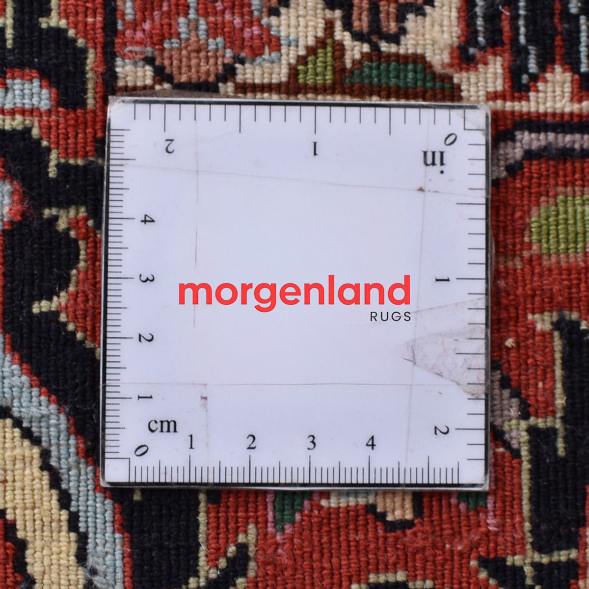 Tapis persan - Bidjar carré  - 302 x 300 cm - rouille