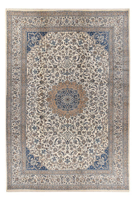 Tapis persan - Nain - Royal - 582 x 386 cm - gris
