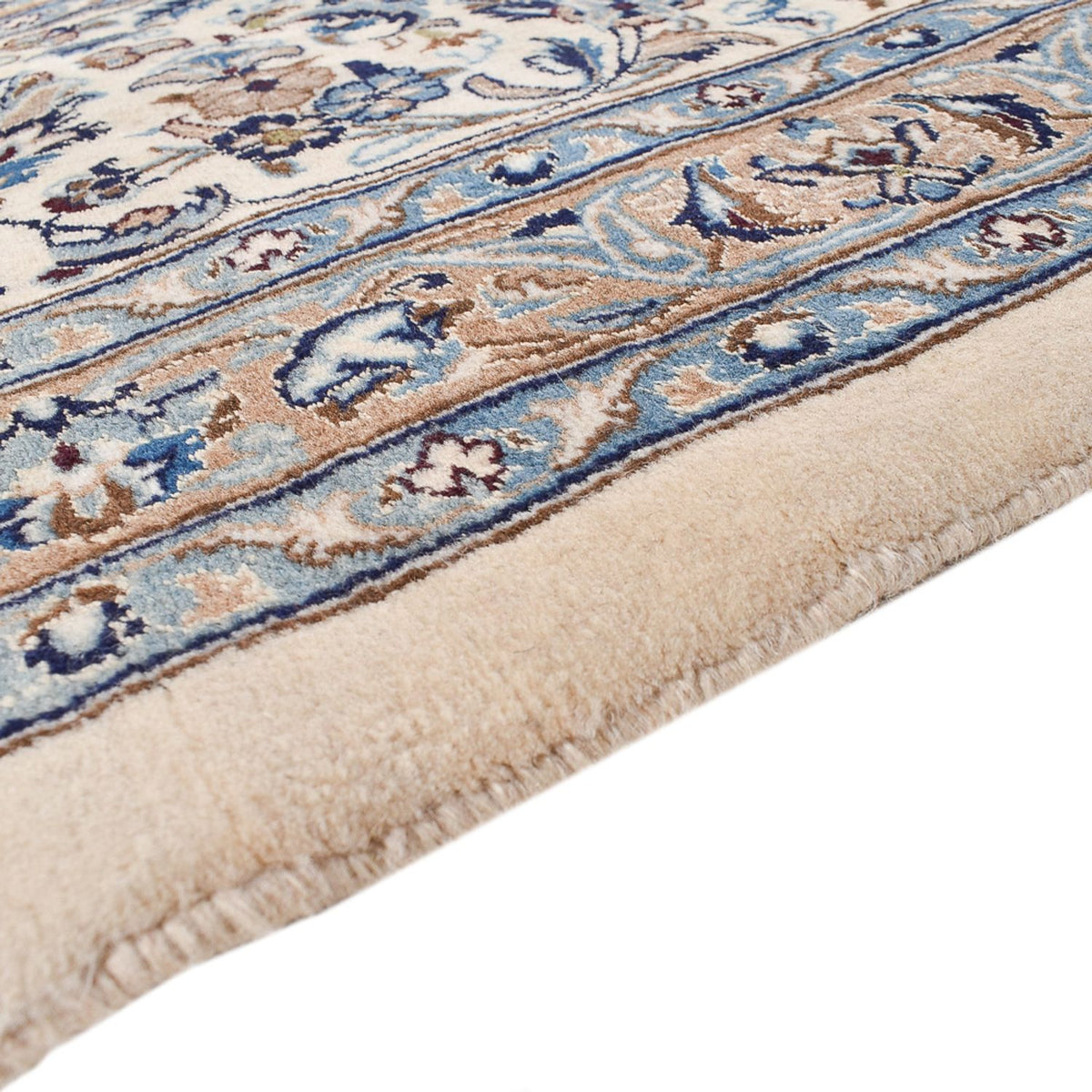 Tapis persan - Nain - Royal - 582 x 386 cm - gris