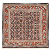Tapis persan - Tabriz - Royal carré  - 203 x 200 cm - rouille
