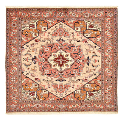 Tapis persan - Nomadic carré  - 200 x 197 cm - beige clair