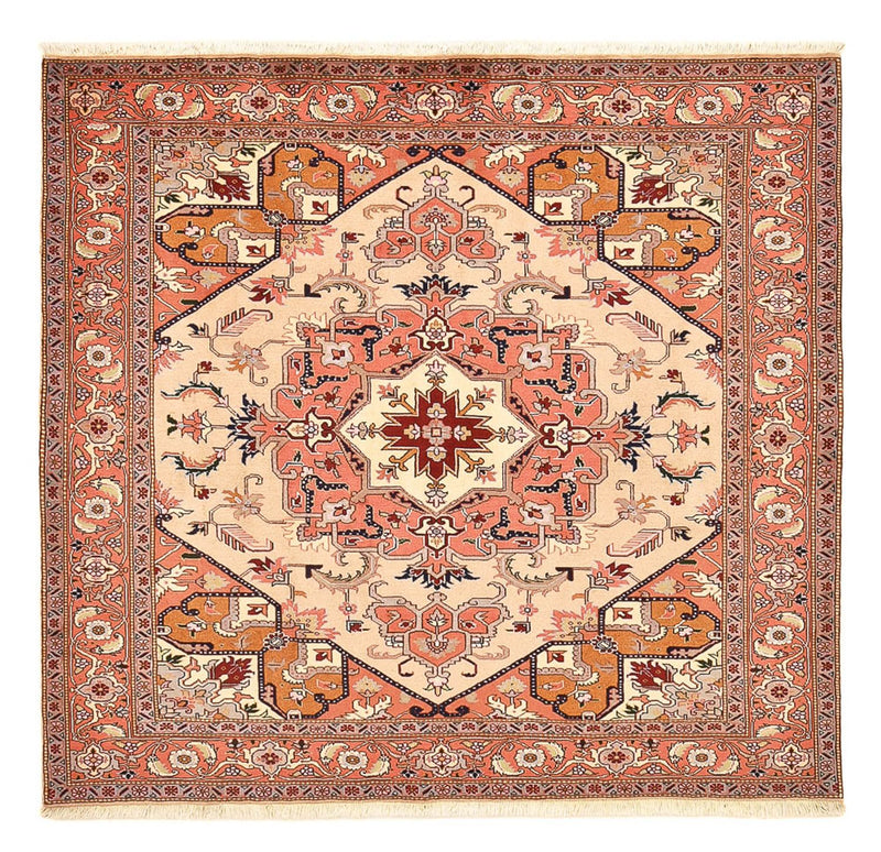 Tapis persan - Nomadic carré  - 200 x 197 cm - beige clair