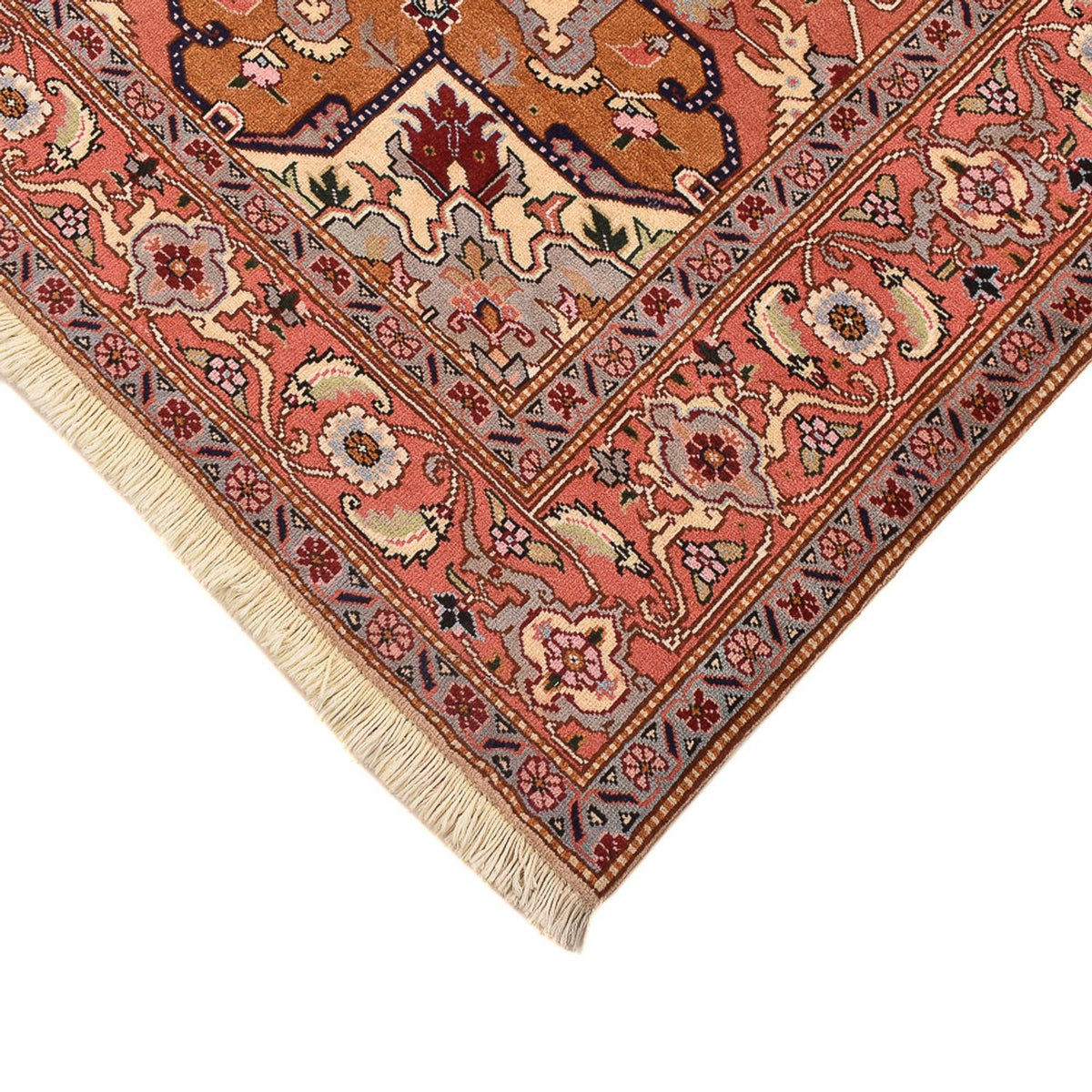 Tapis persan - Nomadic carré  - 200 x 197 cm - beige clair