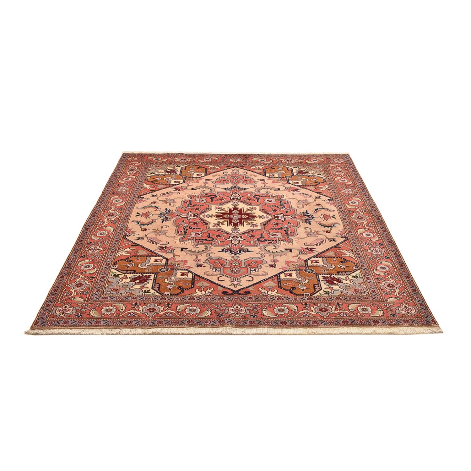 Tapis persan - Nomadic carré  - 200 x 197 cm - beige clair
