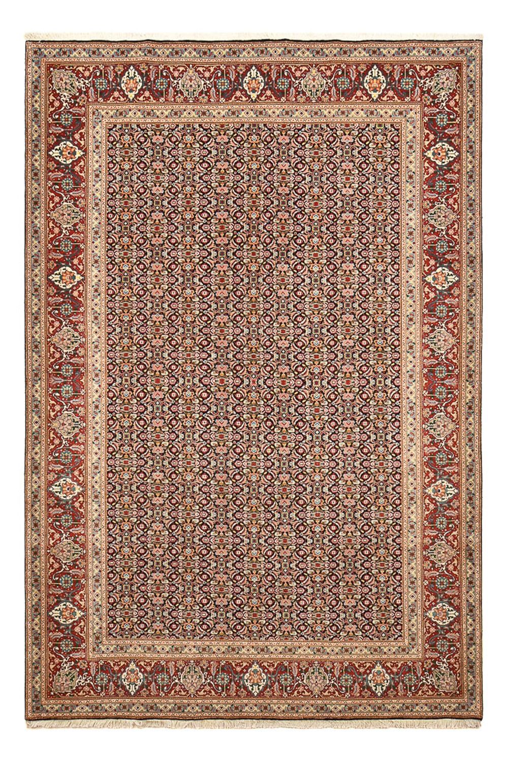 Tapis persan - Tabriz - Royal - 296 x 200 cm - rouille