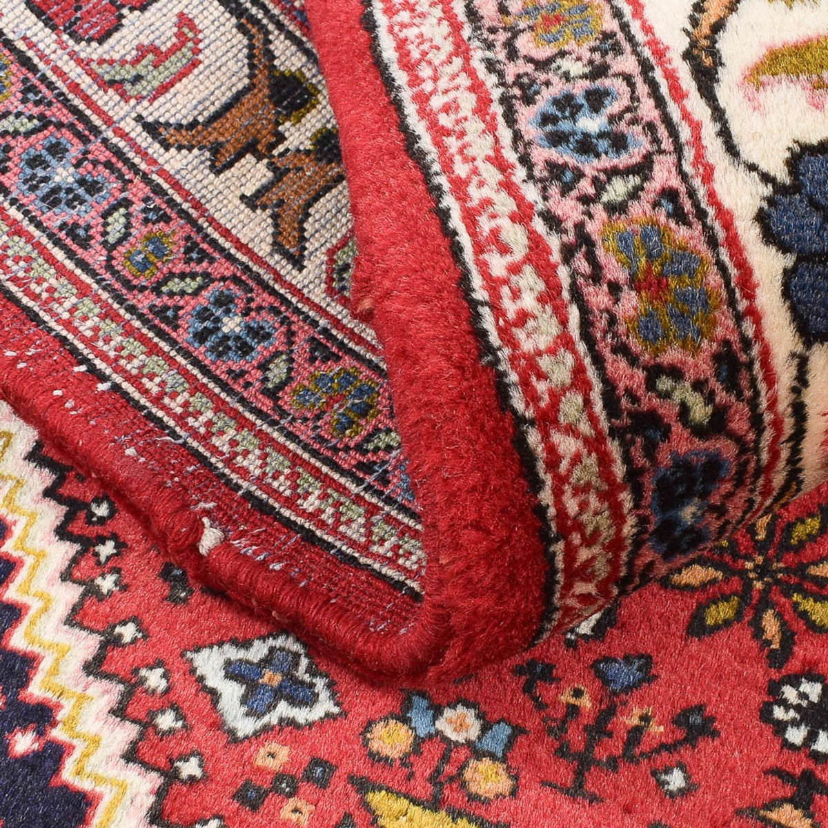 Tapis persan - Nomadic - 147 x 98 cm - rouge