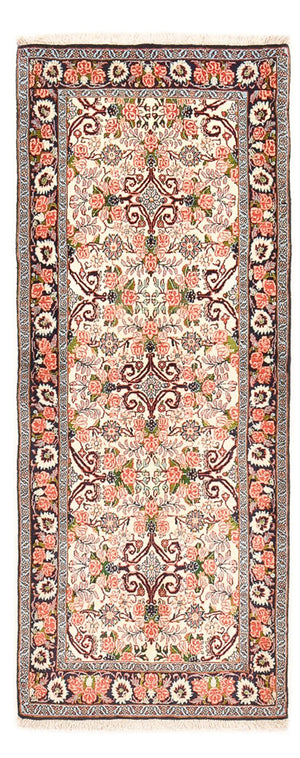 Tapis de couloir Tapis persan - Bidjar - 196 x 82 cm - crème