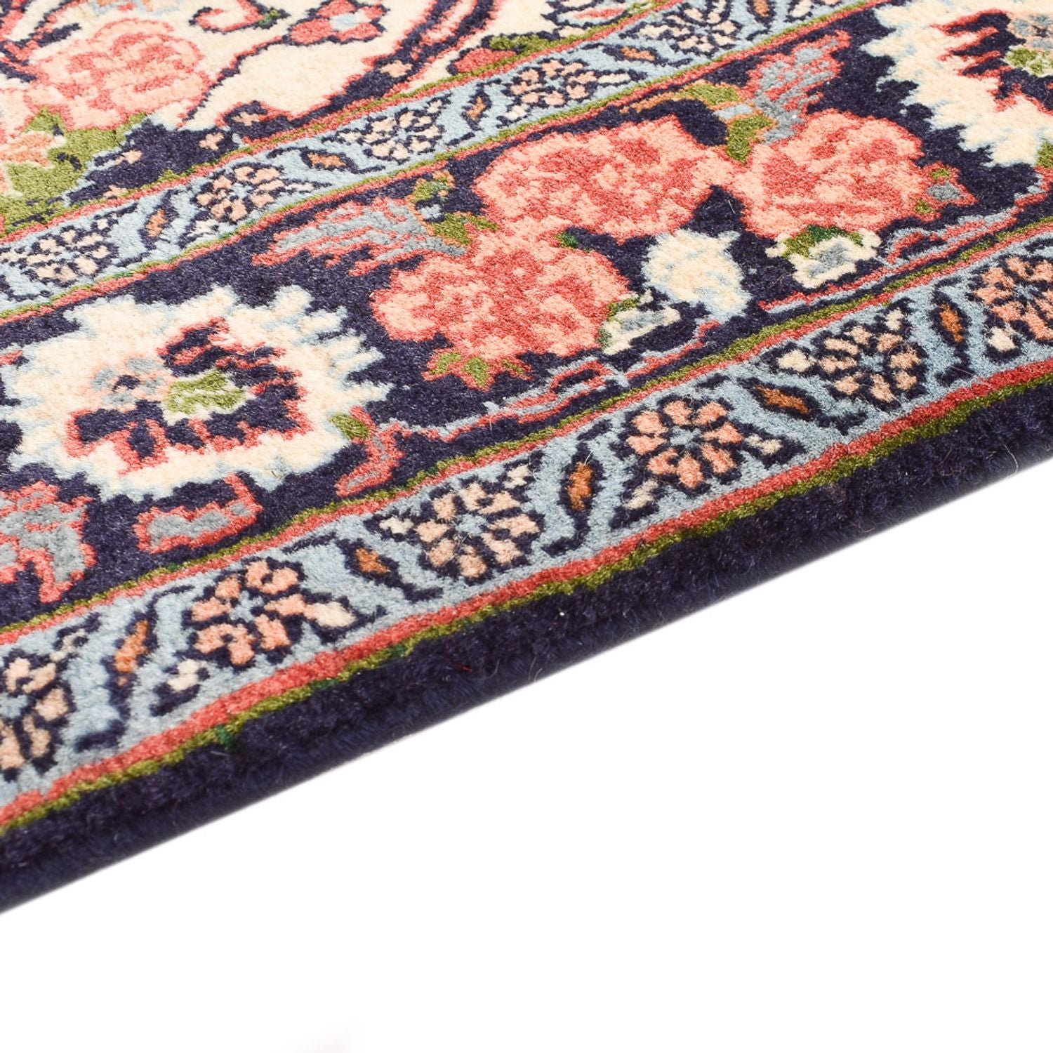 Tapis de couloir Tapis persan - Bidjar - 196 x 82 cm - crème