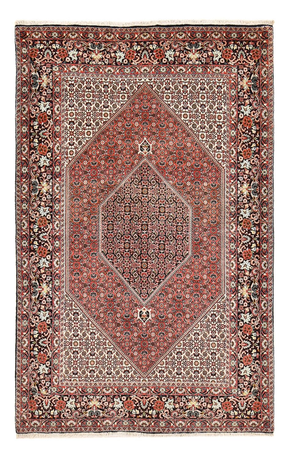 Tapis persan - Bidjar - 254 x 153 cm - rouille