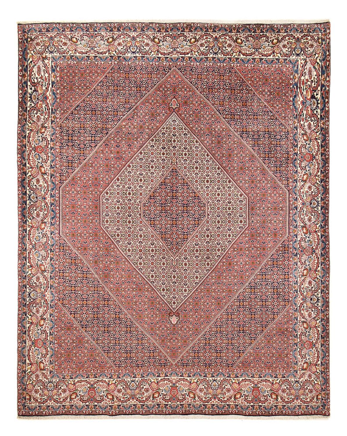 Tapis persan - Bidjar - 378 x 307 cm - terracotta