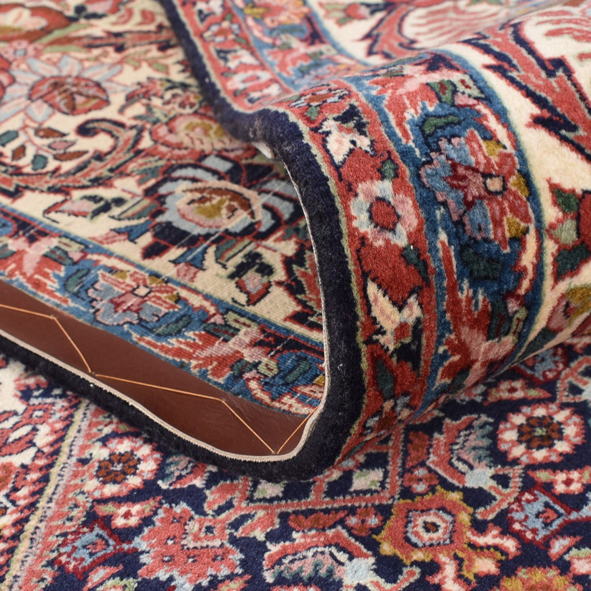 Tapis persan - Bidjar - 378 x 307 cm - terracotta