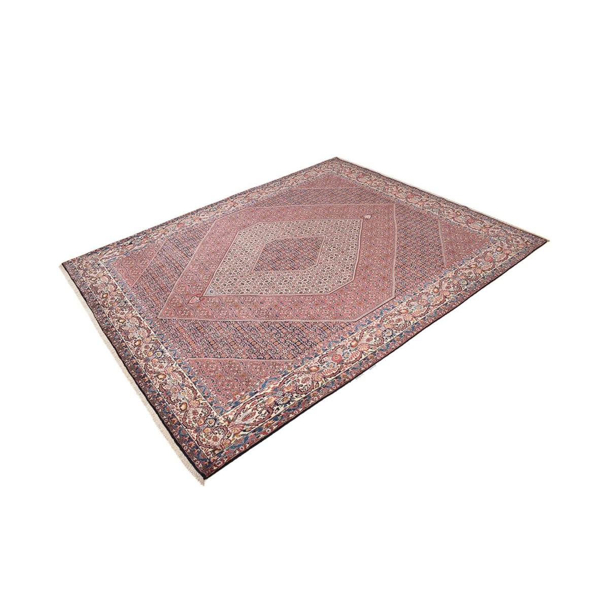 Tapis persan - Bidjar - 378 x 307 cm - terracotta