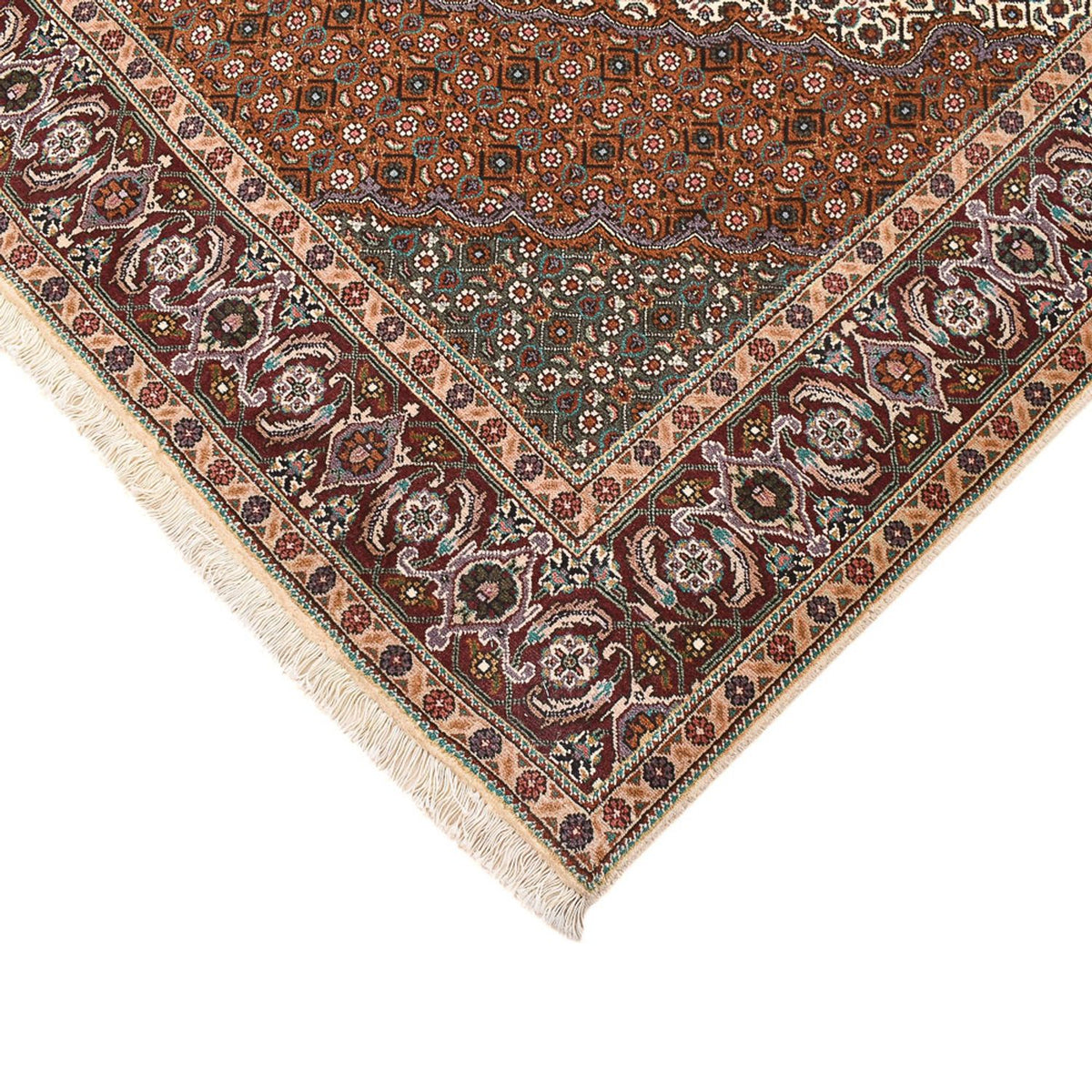 Tapis persan - Tabriz - Royal carré  - 203 x 200 cm - sable
