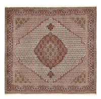 Tapis persan - Tabriz - Royal carré  - 204 x 200 cm - marron