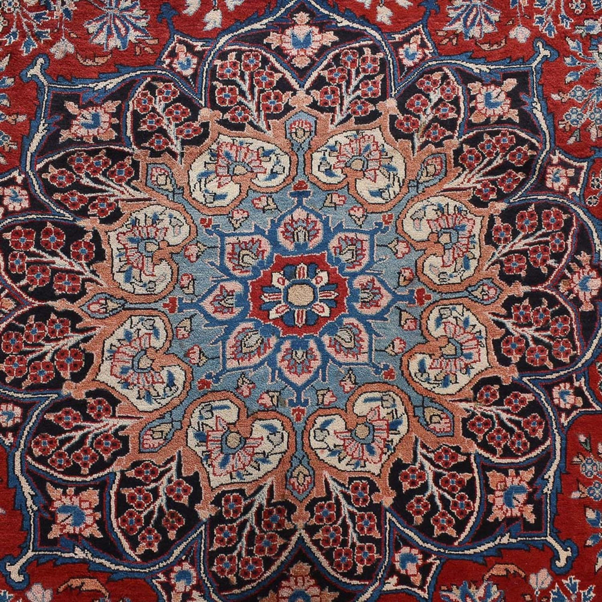 Tapis persan - Bidjar - 441 x 310 cm - rouge