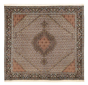Tapis persan - Tabriz - Royal carré  - 202 x 200 cm - sable