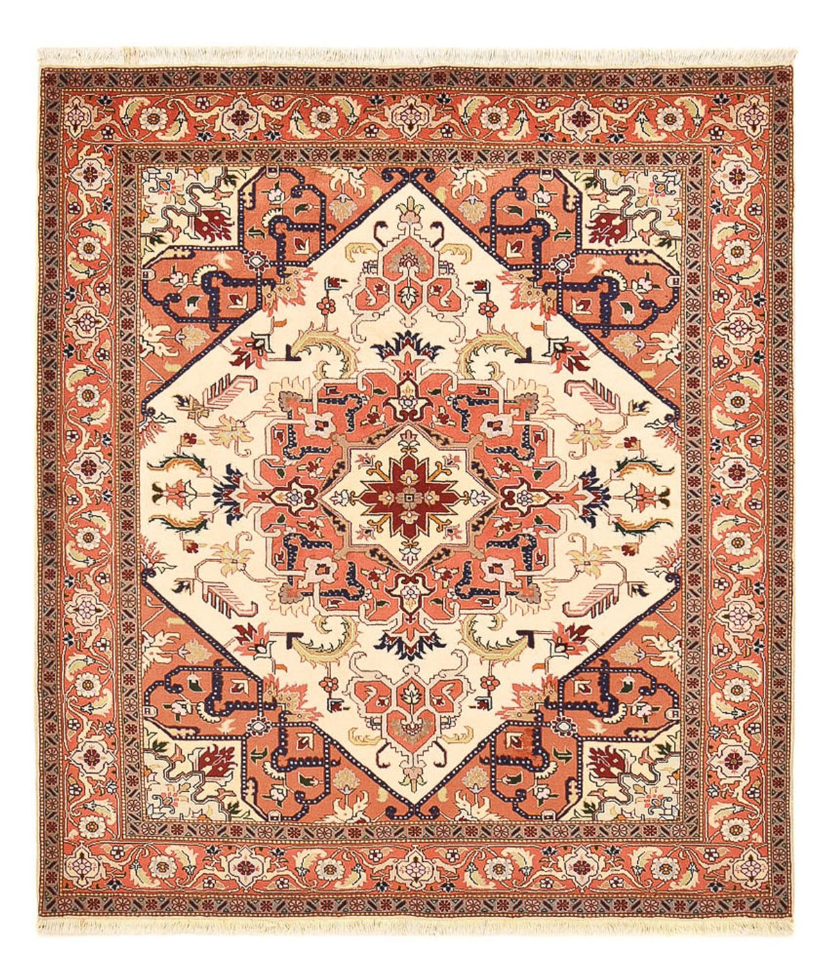 Tapis persan - Nomadic - 222 x 195 cm - crème