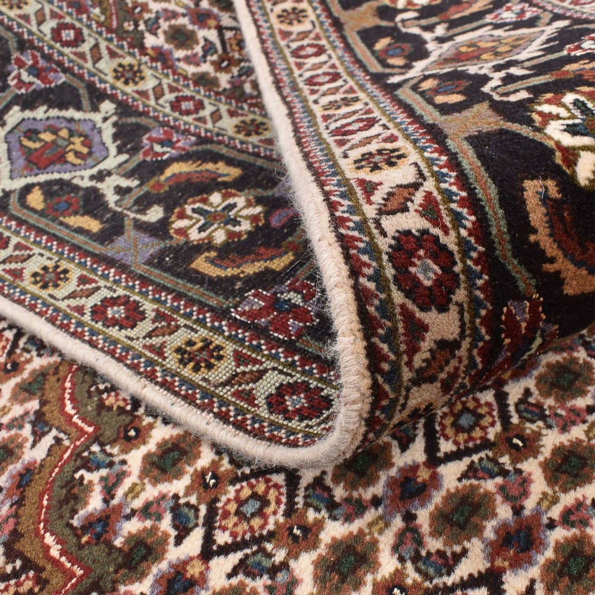 Tapis persan - Tabriz - Royal carré  - 206 x 202 cm - marron clair